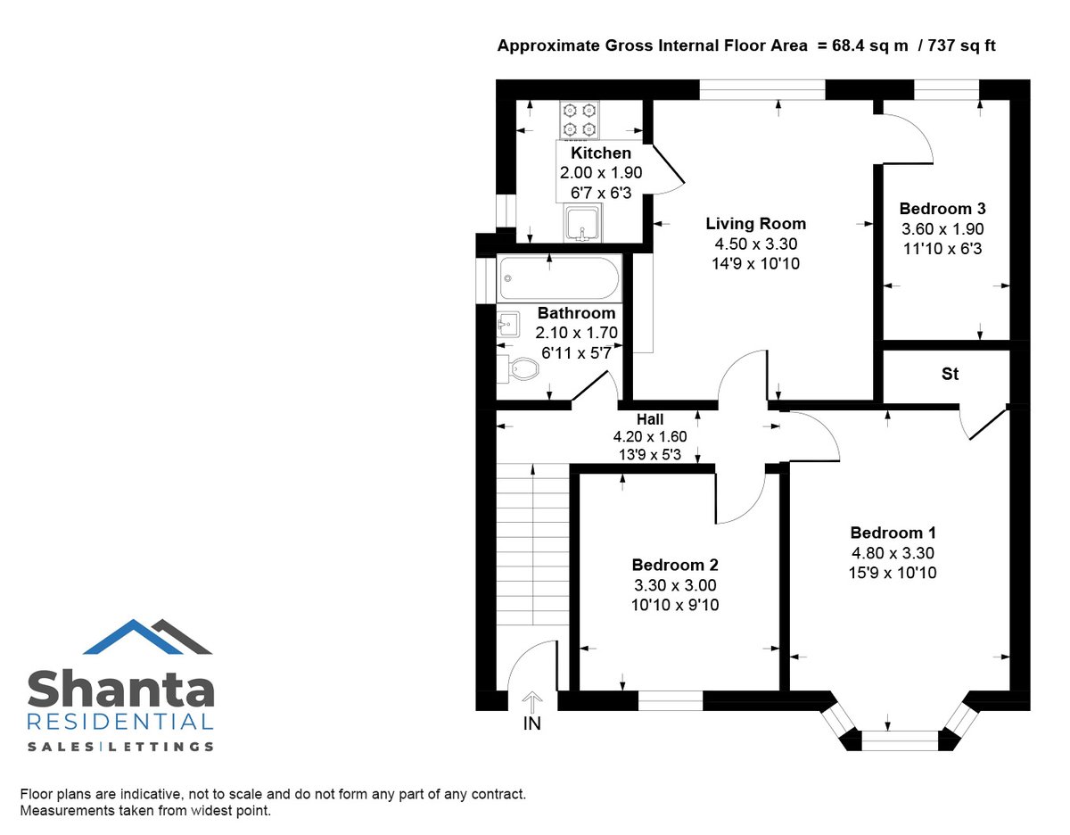 Flat floorplan in agency branding